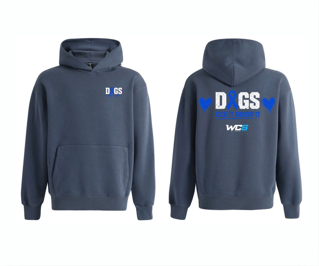 Digs Kick It and Rip It - Oversized Hoody