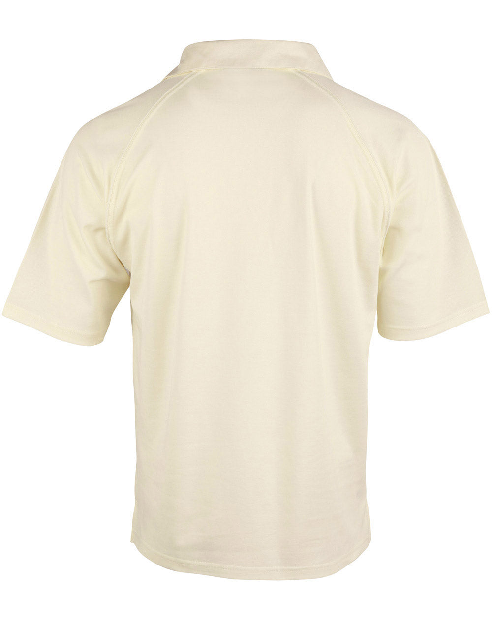Men’s Short Sleeve Cricket Polo- Cream