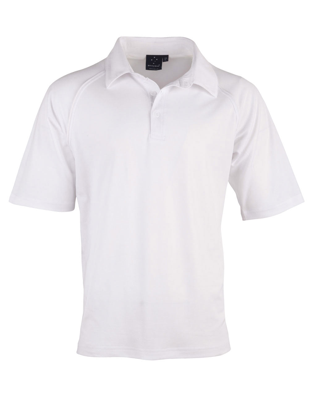 Men’s Short Sleeve Cricket Polo- White