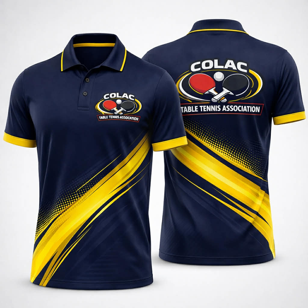 Colac Table Tennis Association Unisex Polo