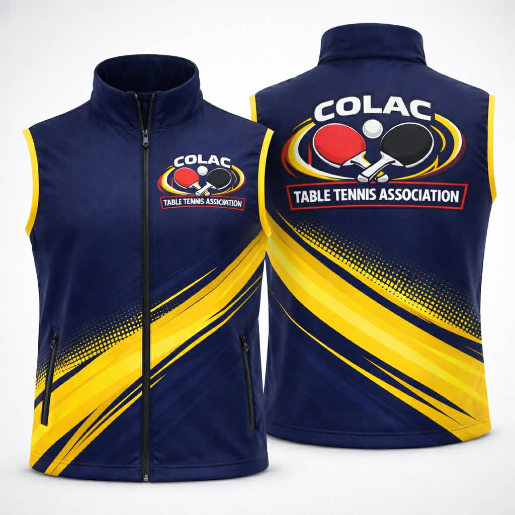 Colac Table Tennis Association Unisex Vest